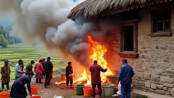 कुल्लू: शादी का प्रस्ताव ठुकराए जाने पर युवक ने लड़की के घर में लगाई आग