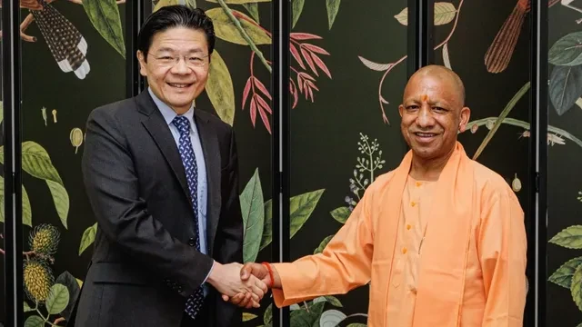 सिंगापुर के पीएम लॉरेंस वांग ने योगी आदित्यनाथ से की आर्थिक सहयोग पर चर्चा