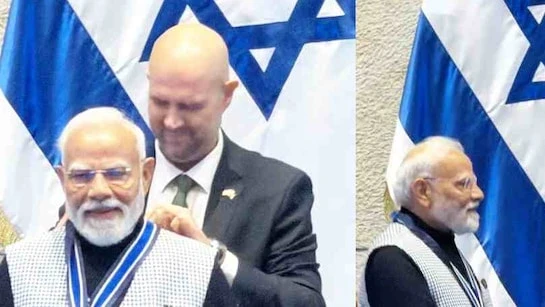 इजरायल में पीएम मोदी को ‘स्पीकर ऑफ द नेसेट’ मेडल, बोले- हमास हमले का दर्द समझता हूं