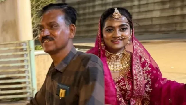 ट्रैफिक जाम में फंसी दुल्हन, कार छोड़ स्कूटर से पहुंची मंडप.. वीडियो वायरल