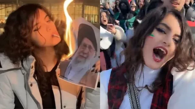 खामेनेई की तस्वीर से सिगरेट जलाने वाली लड़की ने मौत की खबर पर मनाया जश्न, वीडियो वायरल