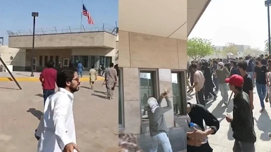 खामेनेई की मौत के बाद पाक में बेकाबू हिंसा, यूएस दूतावास फूंका, 8 की मौत