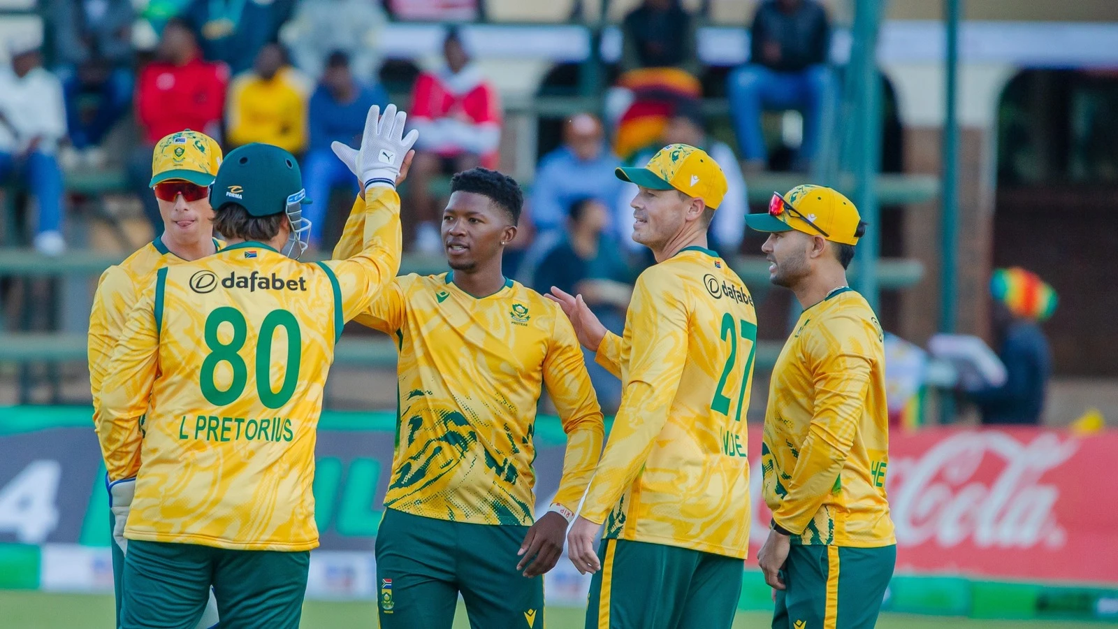 ब्रेविस की धमाकेदार बल्लेबाजी के दम पर दक्षिण अफ्रीका ने जिम्बाब्वे को पांच विकेट से हराया