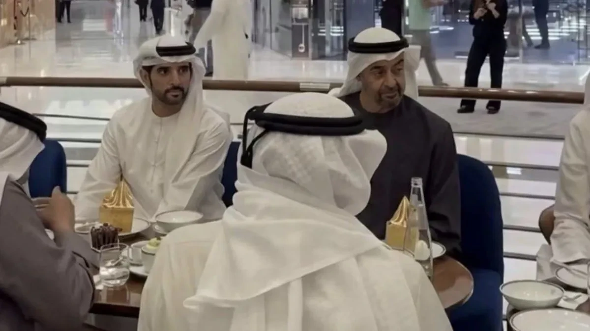 मिसाइल अटैक के बीच दुबई मॉल में घूमते नजर आए क्राउन प्रिंस और यूएई के राष्ट्रपति
