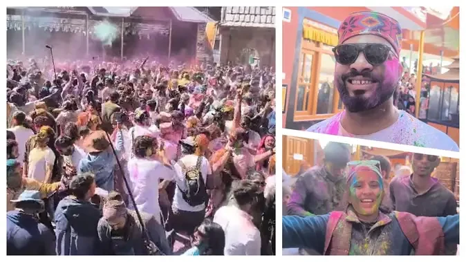 किन्नौर की सांगला घाटी में होली उत्सव का रंगीन समापन