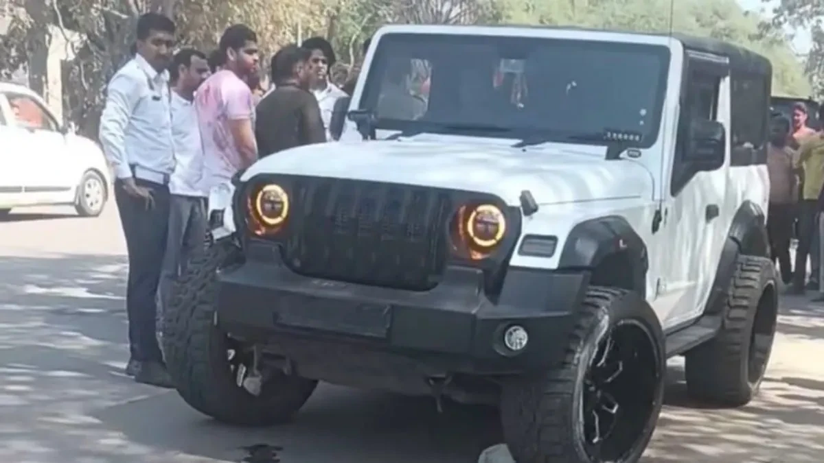 गुरुग्राम में थार की टक्कर से बाइक सवार की मौत, चालक मौके से फरार