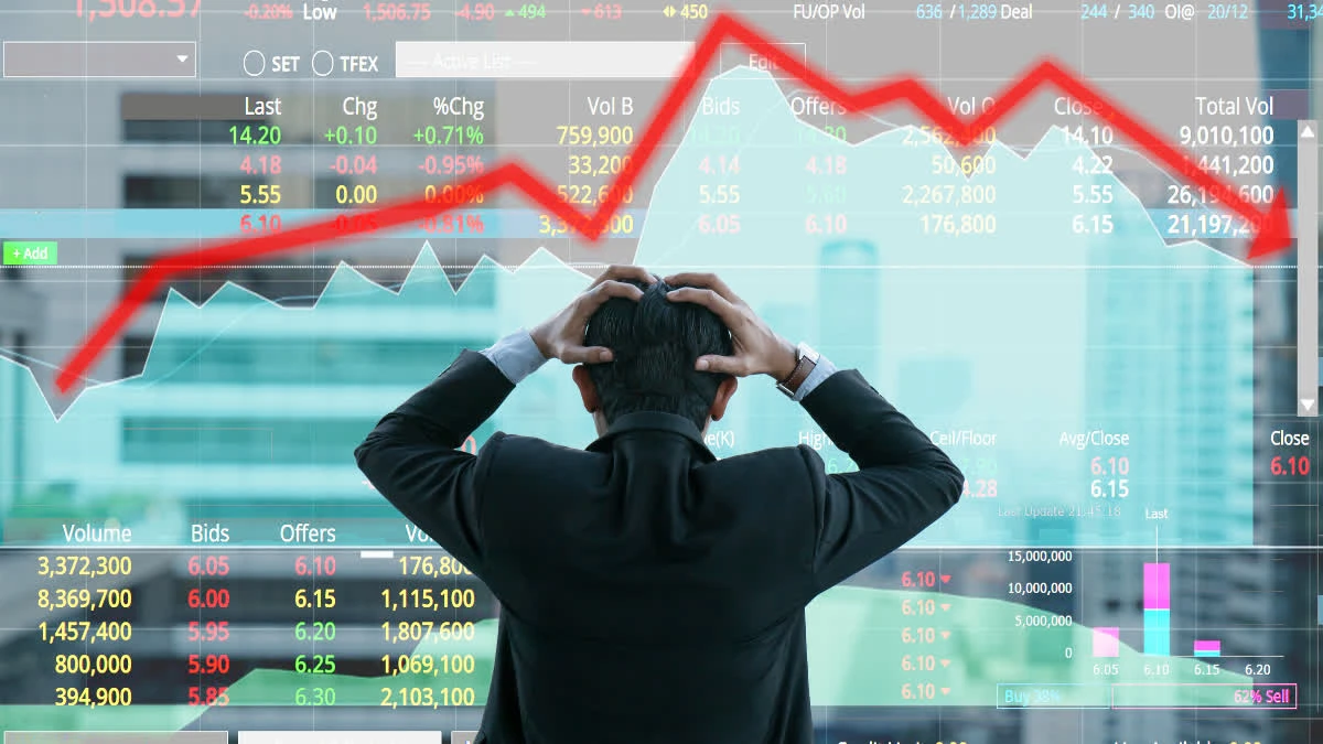 शेयर बाजार: सेंसेक्स 572 अंक टूटा, निफ्टी में भी कमजोरी, रुपया 91.62 पर स्थिर