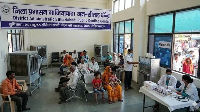 गाजियाबाद में रिकॉर्ड तोड़ गर्मी के मद्देनजर कूलिंग सेंटर की तैयारी