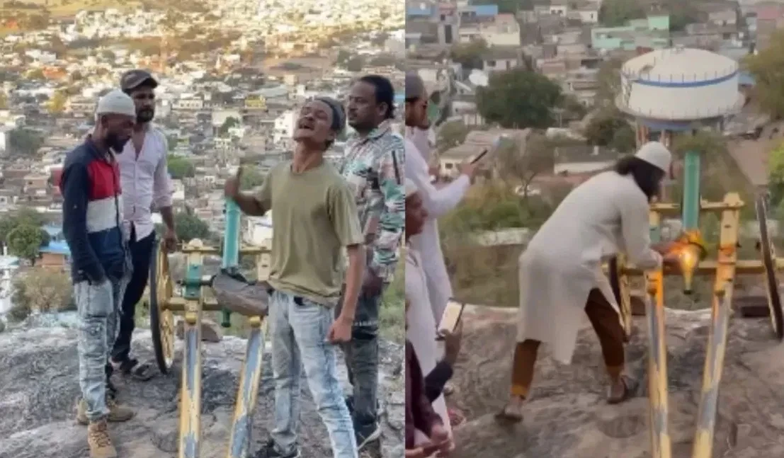 रायसेन किले पर नारेबाजी का वीडियो बना विवाद, चार आरोपी गिरफ्तार