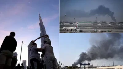 दुबई एयरपोर्ट पर मिसाइल और ड्रोन हमले की चेतावनी, एयर रेड सायरन बजने से यात्रियों में अफरा-तफरी