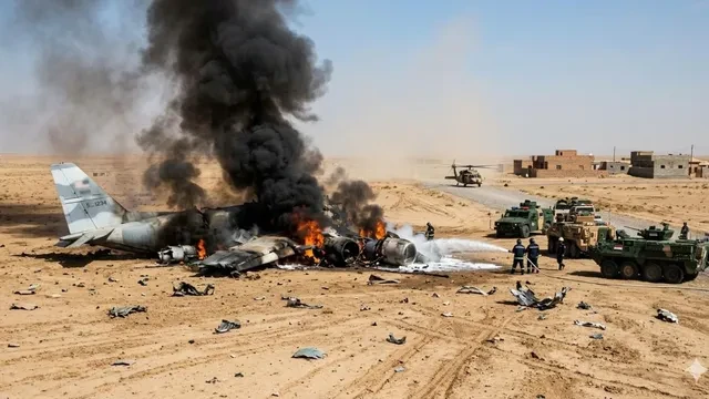 ईरान के खिलाफ अभियान के दौरान अमेरिकी सैन्य विमान पश्चिमी इराक में क्रैश