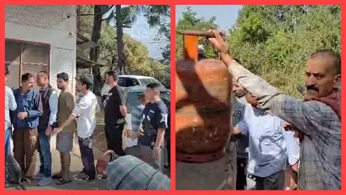 धर्मशाला में गैस की अफवाहों से उपभोक्ताओं में हड़कंप, गोदामों में लगी लंबी कतारें