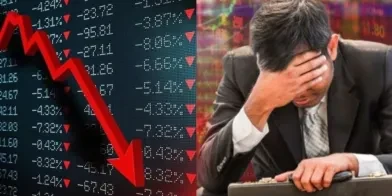 शेयर बाजार में गिरावट: सेंसेक्स 1,470 अंक टूटा, निफ्टी 23,151 पर बंद