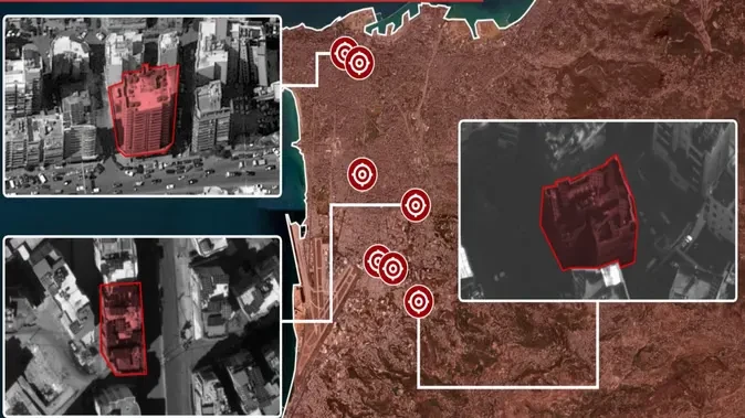 इस्राइल ने बेरूत और लेबनान में हिज्बुल्ला के ठिकानों पर हवाई किये हमला