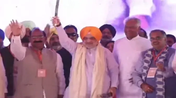 मोगा: ‘बदलाव रैली’ में पहुंचे अमित शाह, भ्रष्टाचार और ड्रग्स पर साधा निशाना