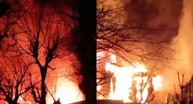 पहलगाम में तीन होटलों में भीषण आग, करोड़ों का नुकसान