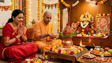 नवरात्रि का पहला दिन: कलश स्थापना से शुरू करें पूजा, जानें विधि और महत्व