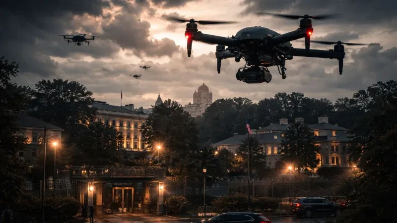 अमेरिका के विदेश मंत्री और रक्षा मंत्री के घर के ऊपर दिखे ड्रोन, मचा हड़कंप