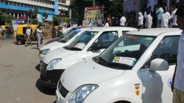 गुरुग्राम में ड्राइवर्स की हड़ताल, यात्रियों के लिए केवाईसी अनिवार्य करने की मांग