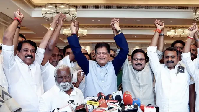 भाजपा-एआईएडीएमके गठबंधन का फॉर्मूला फाइनल, बीजेपी को मिली 27 सीटें