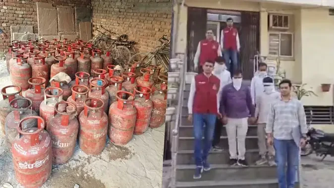 दिल्ली पुलिस ने अवैध गैस रैकेट का किया भंडाफोड़, 183 सिलेंडर बरामद