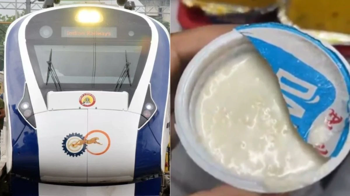 वंदे भारत में दही में निकले कीड़े, रेलवे ने IRCTC और सर्विस प्रोवाइडर पर लगाया जुर्माना