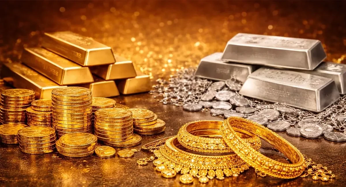 सोना-चांदी की कीमतों में जोरदार गिरावट, सोना 3,064 और चांदी 12,333 रुपए सस्ती