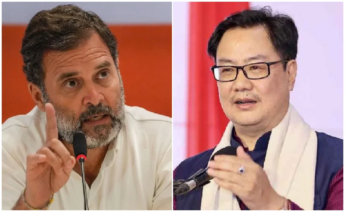 सलाहकारों के नियंत्रण में राहुल गांधी का दिमाग: रिजिजू