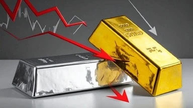 आज के सोने-चांदी का रेट: सर्राफा बाजार में रिकॉर्ड गिरावट, जानें वजह
