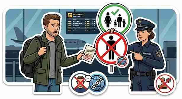 जर्मनी में 17 से 45 साल के पुरुषों के विदेश जाने के नियम में बड़ा बदलाव