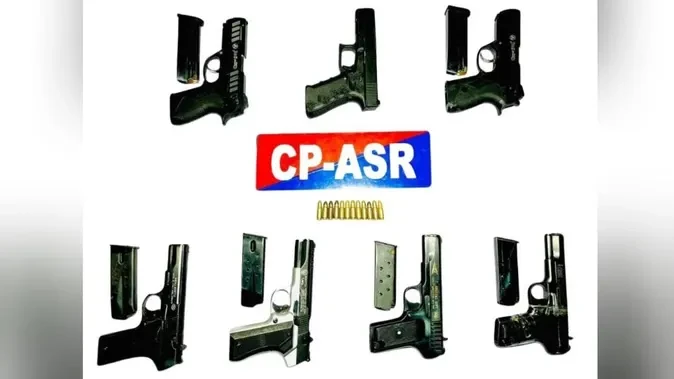 अमृतसर में बड़ी कार्रवाई, अवैध हथियार तस्करी गिरोह के चार शातिर गिरफ्तार