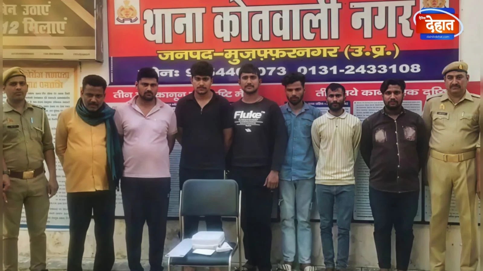 डकैती का मास्टरमाइंड निकला साला, मुजफ्फरनगर पुलिस ने 7 आरोपियों को दबोचा