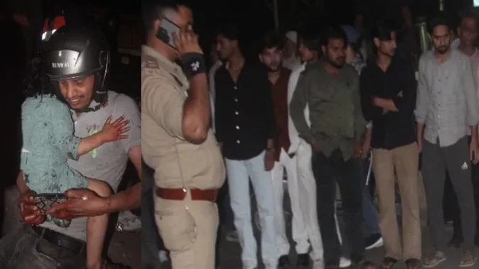 मेरठ: बस ने बाइक सवार दंपती और मासूम को रौंदा, महिला की मौत