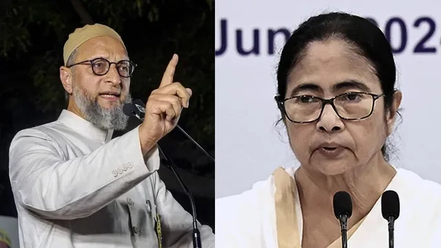 'आप मुसलमानों के साथ जानवरों जैसा बर्ताव करती हैं', ओवैसी का ममता पर हमला