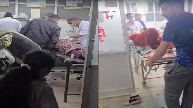 मंडी में बड़ा हादसा, ब्रेक फेल होने से ट्रैवलर पहाड़ी से टकराई;  9 श्रद्धालु घायल