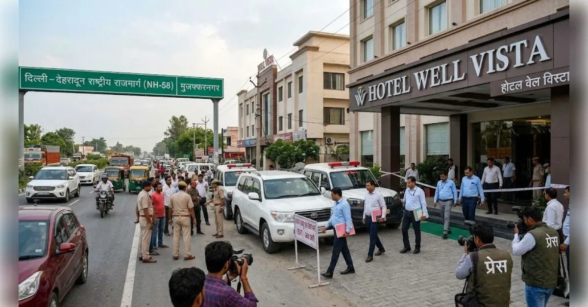 मुज़फ्फरनगर: होटल वेल विस्टा पर जीएसटी की छापेमारी से हड़कंप