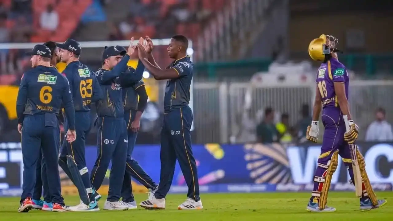 गुजरात टाइटंस ने केकेआर को 5 विकेट से हराकर लगाई जीत की हैट्रिक