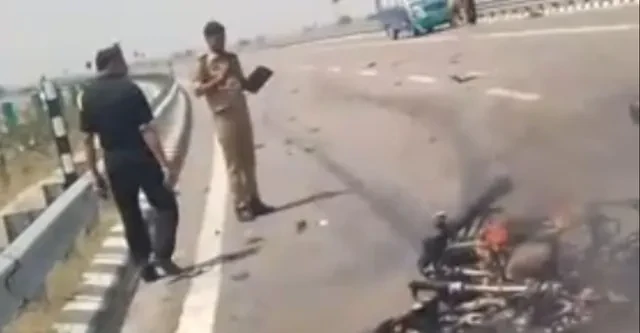 चित्रकूट में एक्सप्रेसवे पर दर्दनाक हादसा, दो युवकों की मौत