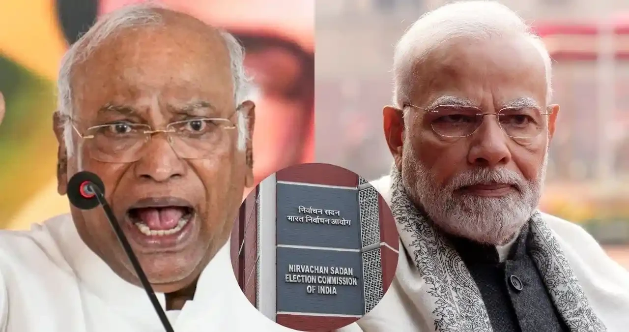 खरगे के बयान पर बवाल, BJP ने चुनाव आयोग से की कार्रवाई की मांग