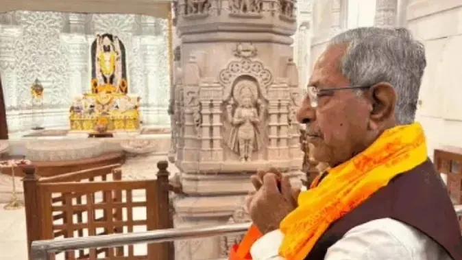 नागालैंड के राज्यपाल नंदकिशोर यादव पहुंचे अयोध्या, रामलला के किए दर्शन