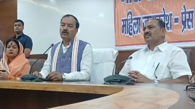 सपा और कांग्रेस नहीं चाहते महिलाएं संसद पहुंचें: डिप्टी सीएम केशव मौर्य