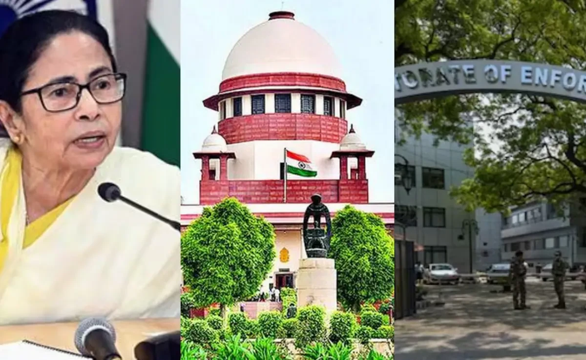 सुप्रीम कोर्ट की ममता बनर्जी पर सख्त टिप्पणी, ईडी जांच में हस्तक्षेप पर सवाल