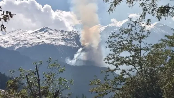 किश्तवाड़ के जंगल में धमाके से दहशत, उठा धुएं का गुबार