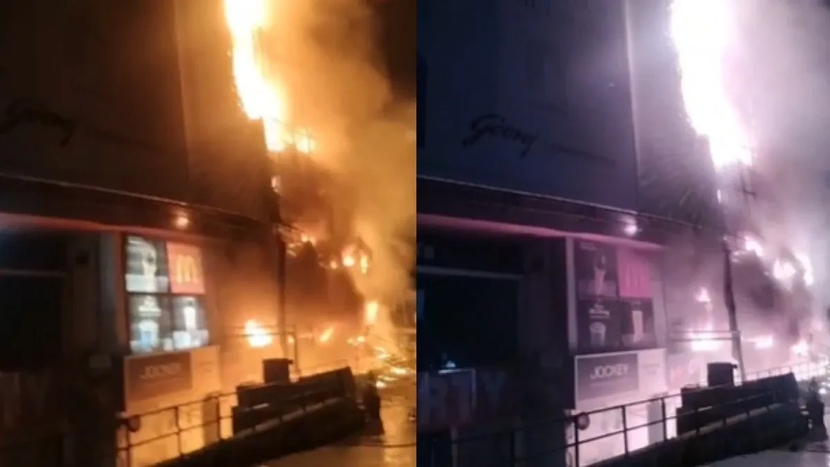 पानीपत के मॉल में लगी भीषण आग, 850 से अधिक लोग थे अंदर; मची अफरा-तफरी