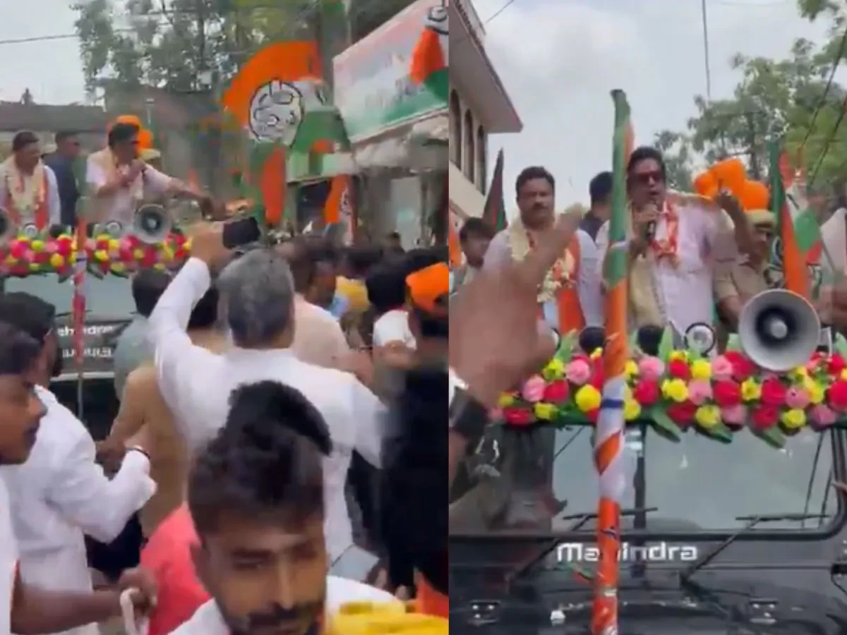 रवि किशन के रोड शो में घुसे TMC कार्यकर्ता, भाजपा सांसद ने ऐसे संभाले हालात