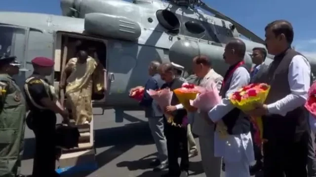 राष्ट्रपति द्रौपदी मुर्मु पांच दिवसीय दौरे पर शिमला पहुंचीं, राज्यपाल व सीएम ने किया स्वागत