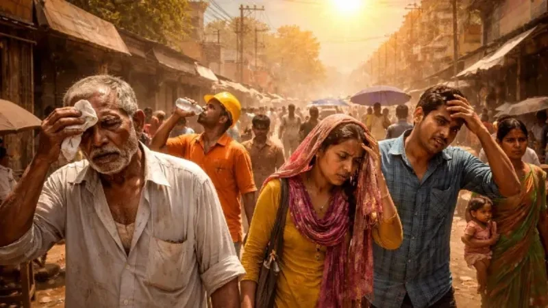 लू के कहर से उत्तर भारत बेहाल, बांदा देश का सबसे गर्म शहर