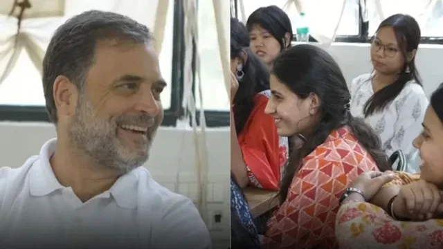 राहुल गांधी के सवाल पर छात्रा का मजेदार जवाब- ‘कांग्रेस से जुड़ना सबसे रिस्की’