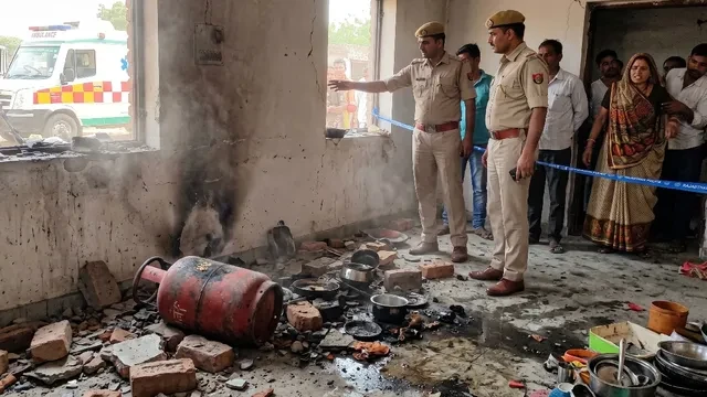 राजस्थान में गैस सिलिंडर धमाका, सात लोग गंभीर रूप से झुलसे