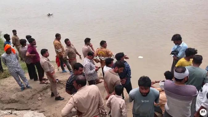 बलरामपुर में राप्ती नदी में डूबे चचेरे भाई-बहन, तलाश जारी